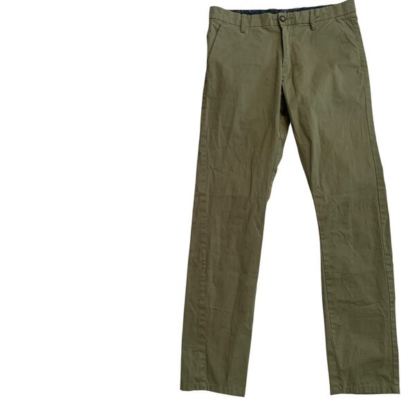 Across The Pond Men's Size 30x32 Slim Fit Stretch Craft & Tradition Chino Pants - Picture 10 of 16